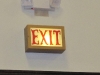 fancy exit sign